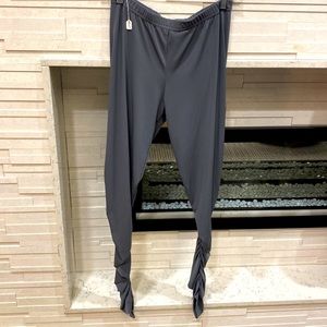 Brand new not tags planet by Lauren G microfiber and spandex ruched leggings